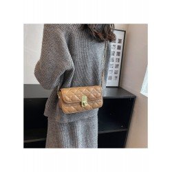 Trendy Black Rhombus Lattice Twist Lock Chain Shoulder Bags Trendy Black Rhombus Lattice Twist Lock Chain Shoulder Bags