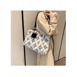 Rhombus Lattice Fall Black Tote Bags Rhombus Lattice Fall Black Tote Bags