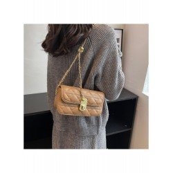 Trendy Black Rhombus Lattice Twist Lock Chain Shoulder Bags Trendy Black Rhombus Lattice Twist Lock Chain Shoulder Bags