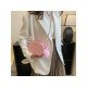  2024 Rhombus Lattice PU Pure Color Shoulder Bags