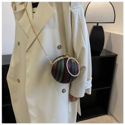 Chic Ladies Chain Round Party Shoulder Bags