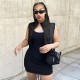  Fashion Pure Color Zipper Women's Sleeveless Jacket