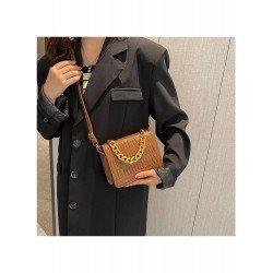 Casual Big Chain White Shoulder Bags Casual Big Chain White Shoulder Bags