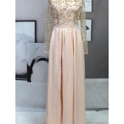  Autumn Split Hem Women's Evening Dress