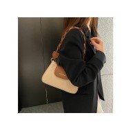 Grid Black Ladies Shoulder Bags