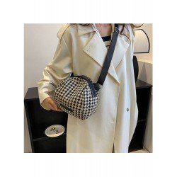 Casual Women Houndstooth Cross Body Shoulder Bags Casual Women Houndstooth Cross Body Shoulder Bags