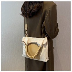 Stylish Shopping Color Blocking Shoulder Handbags
