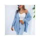  2024 Casual Lantern Sleeve Cardigan Sweater