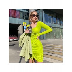 2024 Sexy Hollowed-out Drawstring Short Dress  2024 Sexy Hollowed-out Drawstring Short Dress