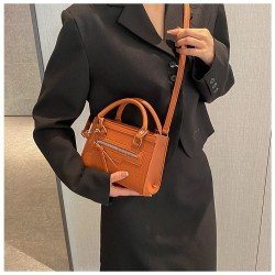 Alligator Print Street Black Zip Handbag Shoulder Bags