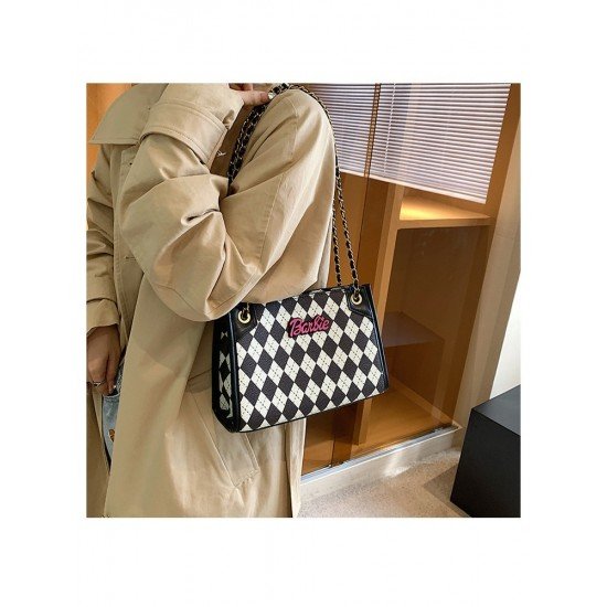  2024 PU Rhombus Lattice Women's Bag
