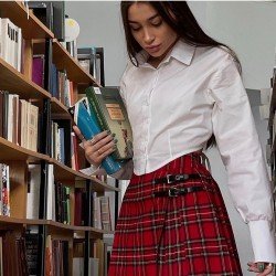 Tie Wrap Designer White Blouse For Ladies