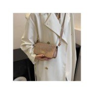 Ladies French Style Twist Lock Shoulder Bags