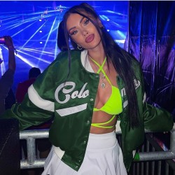 New Fashion Green Jacket Coats For Women