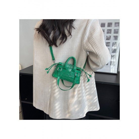  2024 Pure Color PU Shoulder Bag For Women