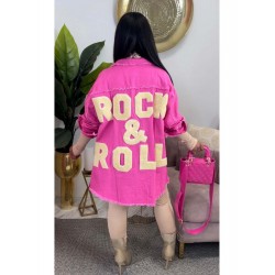 Fashion Letter Embroidery Women's Denim Jacket  Fashion Letter Embroidery Women's Denim Jacket