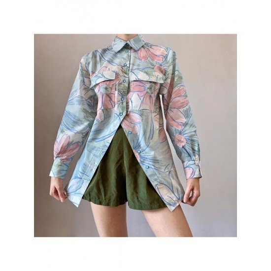  2024 Fall Casual Printing Women's Shirt Top