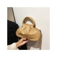  PU Pure Color Messenger Bag For Women