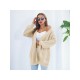  2024 Casual Lantern Sleeve Cardigan Sweater