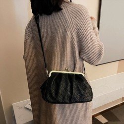 PU Pure Color Messenger Bag For Women  PU Pure Color Messenger Bag For Women