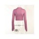  2024 Pure Color Long Sleeve Crop Top