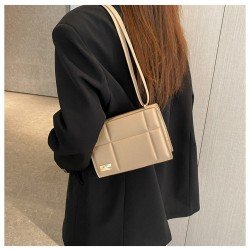 Simple Design Solid Hasp Shoulder Bags