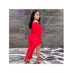 Asymmetry Solid Ruched Long Sleeve V Neck Dress Asymmetry Solid Ruched Long Sleeve V Neck Dress