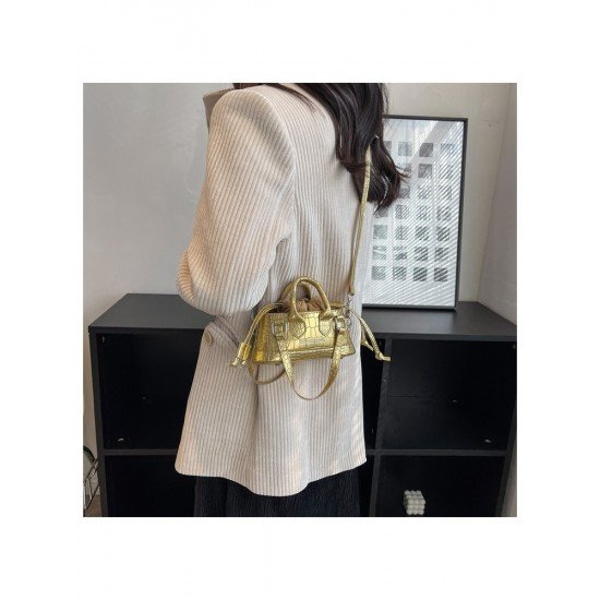  2024 Pure Color PU Shoulder Bag For Women