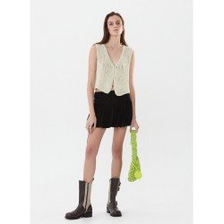 Sleeveless Black V Neck Vest Sweater Cardigan  Sleeveless Black V Neck Vest Sweater Cardigan