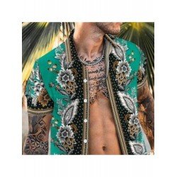 Beach Printed Summer Shirt And Short Sets For Men Beach Printed Summer Shirt And Short Sets For Men