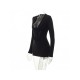  2024 Pure Color Women's Long Sleeve Dress