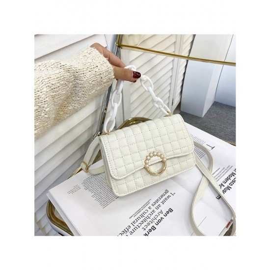  2024 Pure Color Small Square Bag