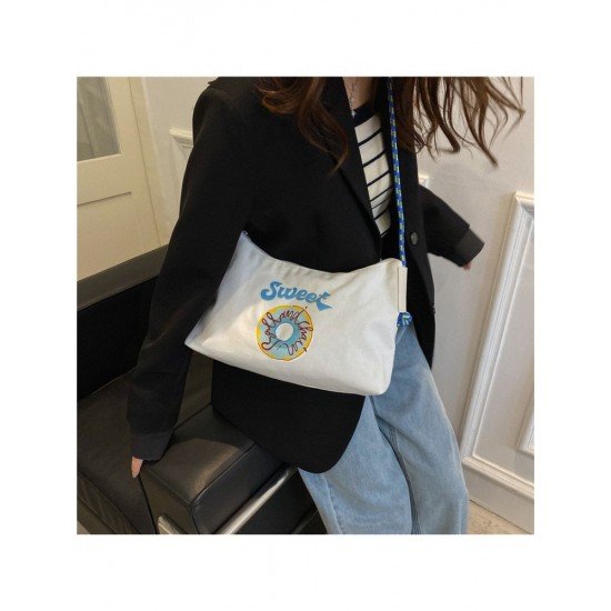  2024 Casual Letter Printing Large Capacity Tote Bag