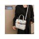  2024 PU Pure Color Chain Shoulder Bags
