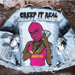 Graphic Black Denim Fall Jacket Coats For Women