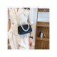  2024 Niche Crocodile Print Faux Pearl Shoulder Bag