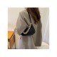  2024 New PU Pure Color Causal Underarm Bag