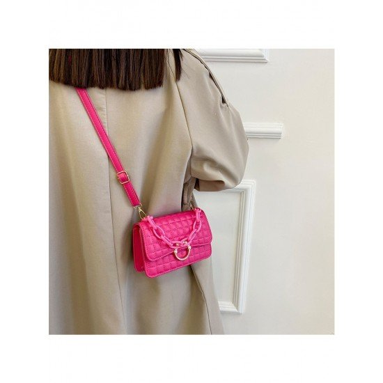  2024 Pure Color Small Square Bag