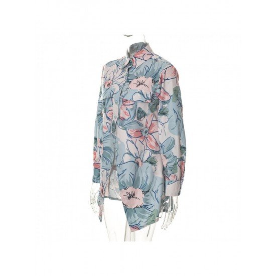 2024 Fall Casual Printing Women's Shirt Top