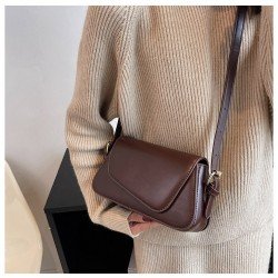 Simple Design Pure Color Ladies Shoulder Bags