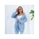  2024 Casual Lantern Sleeve Cardigan Sweater
