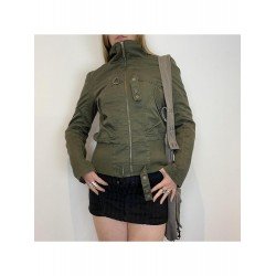 Street Solid Zipper Up Pocket Jacket Coats Street Solid Zipper Up Pocket Jacket Coats