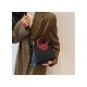  2024 Fashion PU Contrast Color Women's Satchels