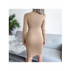 Sexy Hollowed Out Pure Color Knitted Dress  Sexy Hollowed Out Pure Color Knitted Dress