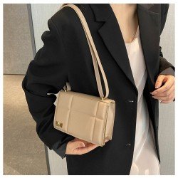 Simple Design Solid Hasp Shoulder Bags