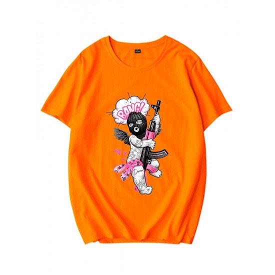 Funny Graphic White Summer T Shirts Women