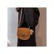  PU Pure Color Messenger Bag For Women