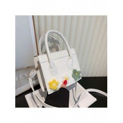 Fashion Knitting Flower Cross-body Shoulder Bag  Fashion Knitting Flower Cross-body Shoulder Bag