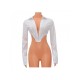 2024 Pure Color Long Sleeve Crop Top