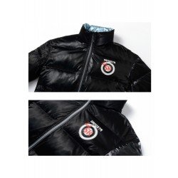 Winter Black Printed Down Coats For Men Winter Black Printed Down Coats For Men